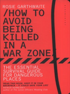 cover image of How to avoid being killed in a war zone